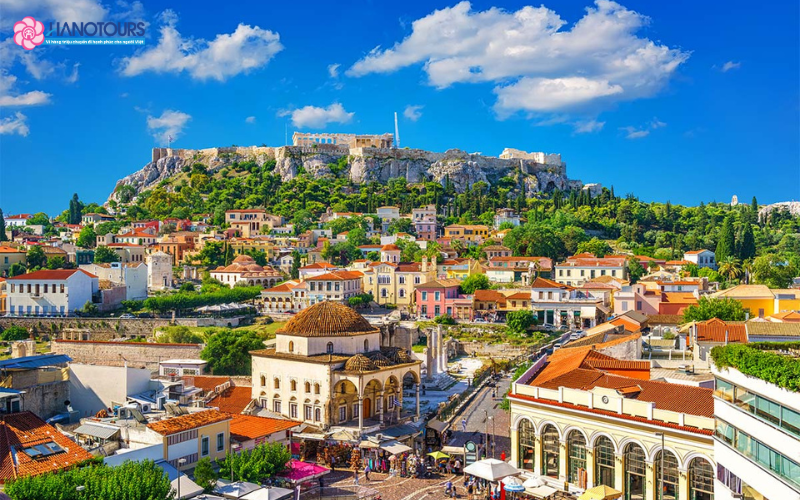 Athen cổ kính đậm sắc màu cổ tích