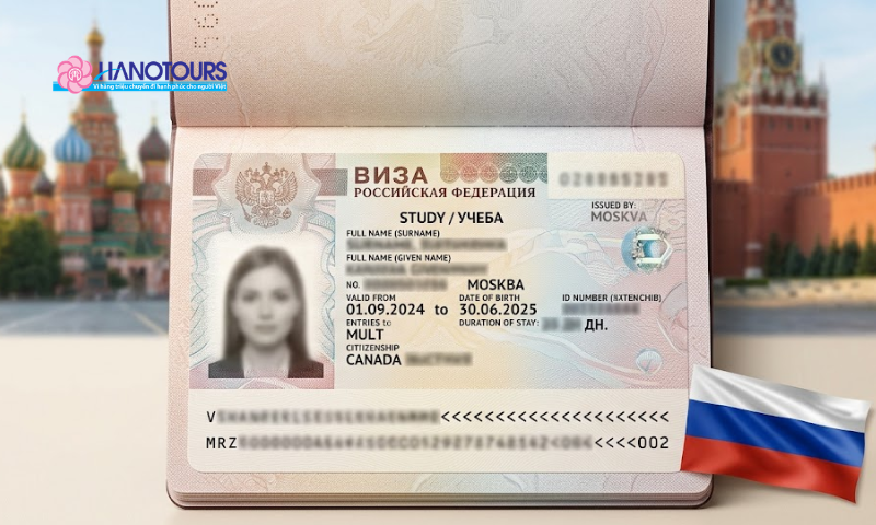 Kinh nghiệm tự túc xin visa Nga