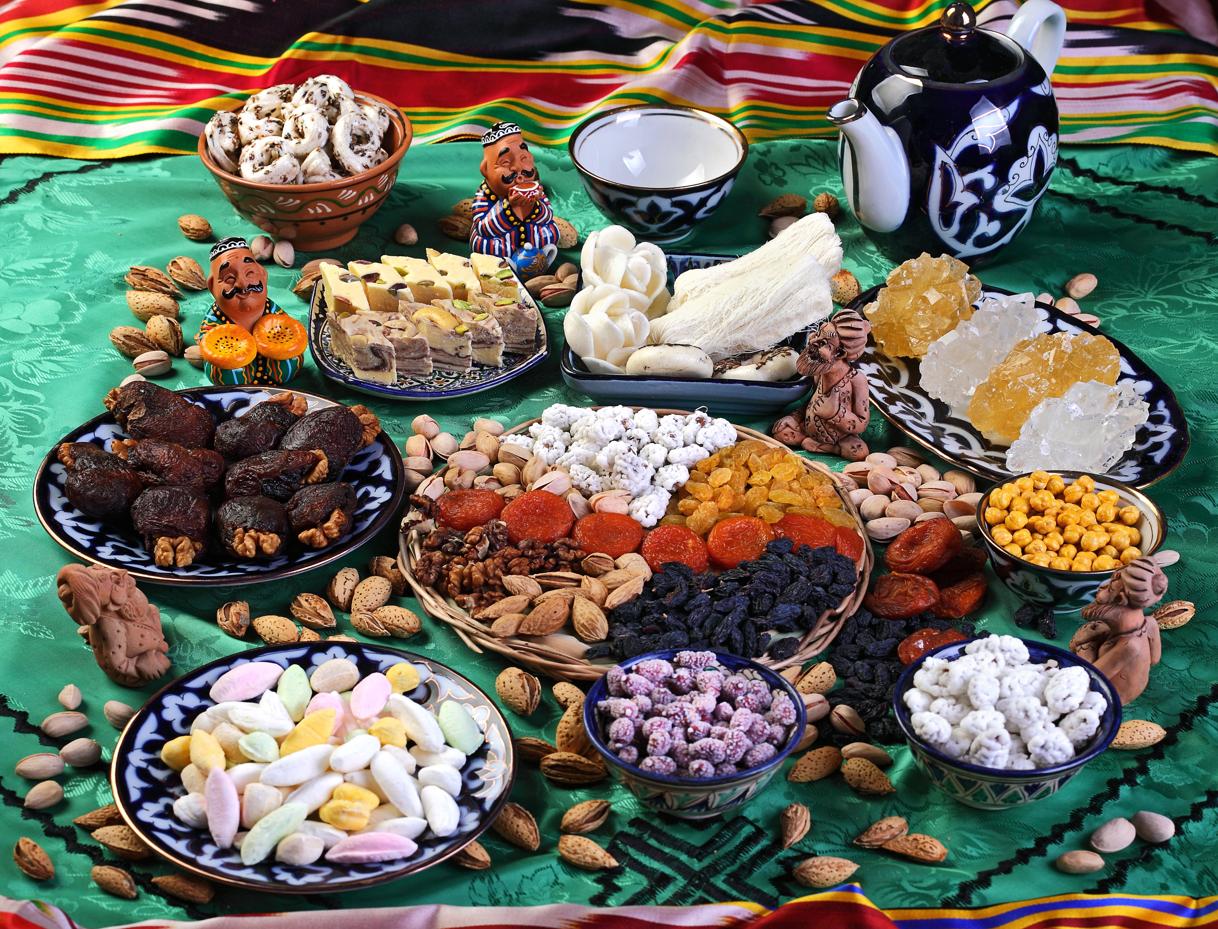 Khép lại bữa ăn Uzbekistan bằng vị trà thơm và những món ngọt Trung Á