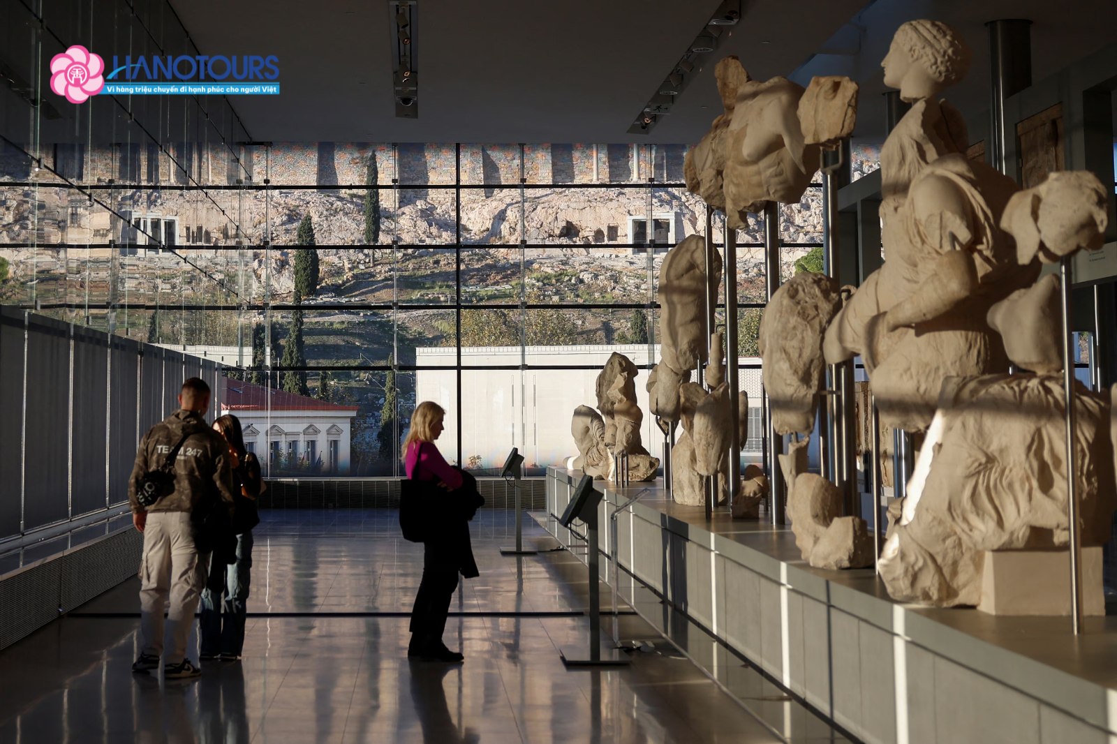 Phòng trưng bày Parthenon tái hiện toàn bộ kiến trúc và câu chuyện thần thoại Hy Lạp đầy lôi cuốn