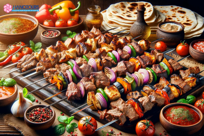 Khorovats được xem là món “quốc hồn quốc túy” của Armenia
