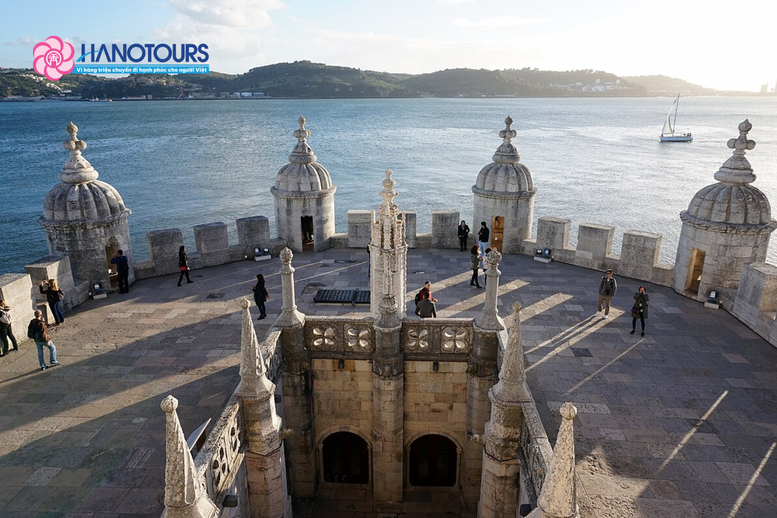 Toàn cảnh sông Tagus từ tháp Belem