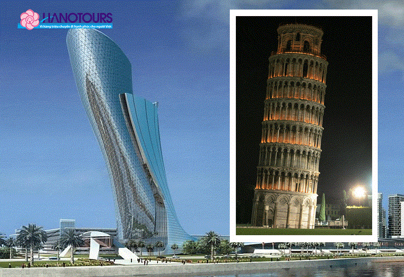 Tháp Capital Gate – Abu Dhabi