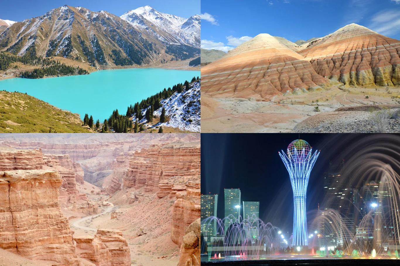 Kazakhstan dẫn lối từ thành phố hiện đại đến những kỳ quan thiên nhiên ngoạn mục