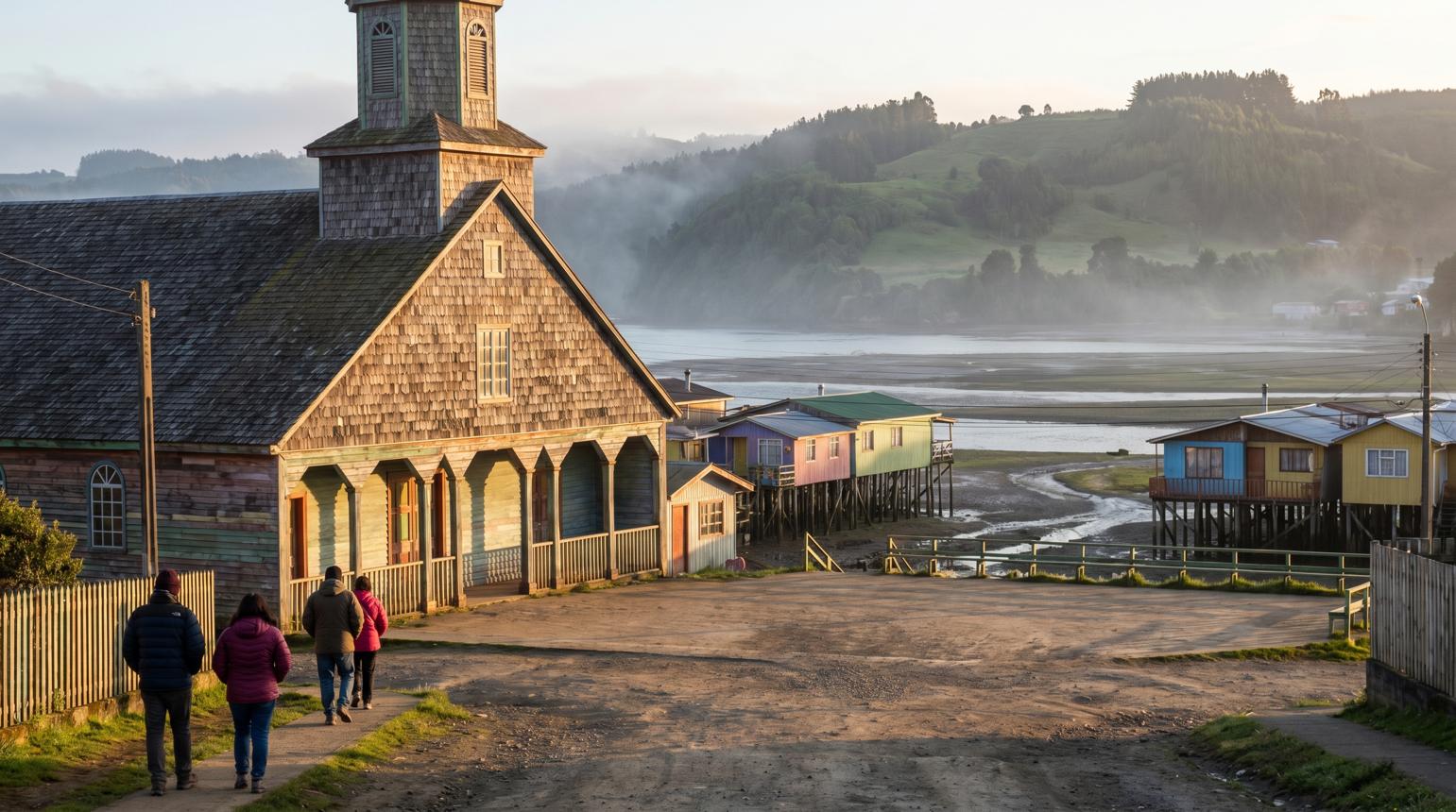 Chiloé đẹp nhất trong những ngày nắng dịu, khi sắc màu nhà sàn, những ngôi nhà thờ gỗ và biển trời phương Nam cùng tạo nên nét quyến rũ riêng.             Bạn đã đạt đến thời lượng tối đa cho cuộc trò chuyện này nhưng bạn có thể tiếp tục trò chuyện bằng cách bắt đầu một đoạn chat mới.   Bắt đầu trò chuyện mớ