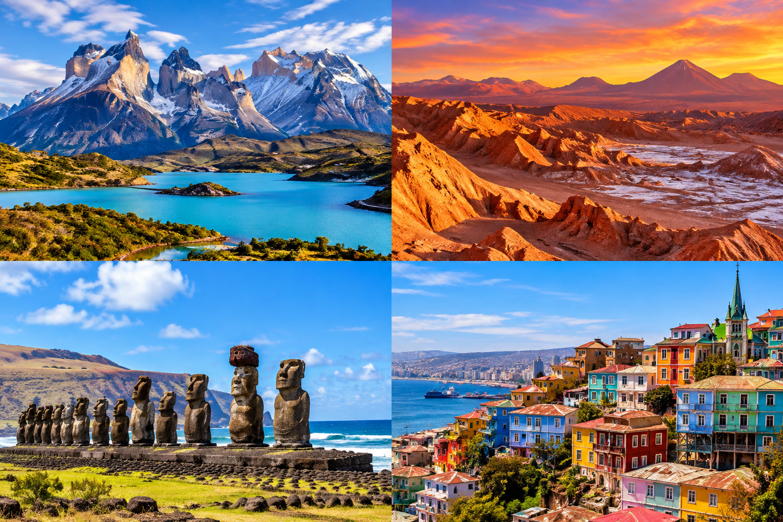 Mười điểm đến, mười sắc thái cuốn hút, cùng tạo nên bức tranh Chile kỳ vĩ và khó quên