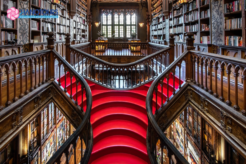 Thư viện Livraria Lello - Biểu tượng nghệ thuật và văn hóa của Porto