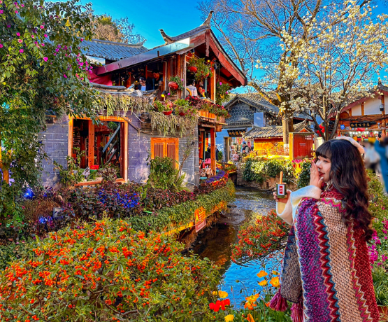 Lệ Giang luôn có sức hút bởi những địa điểm check in tuyệt vời