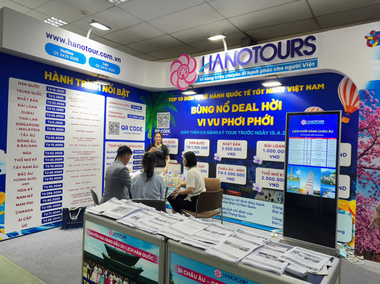 Nhiều khách hàng đã đăng ký tour thành công, nhận ưu đãi hấp dẫn của Hanotours