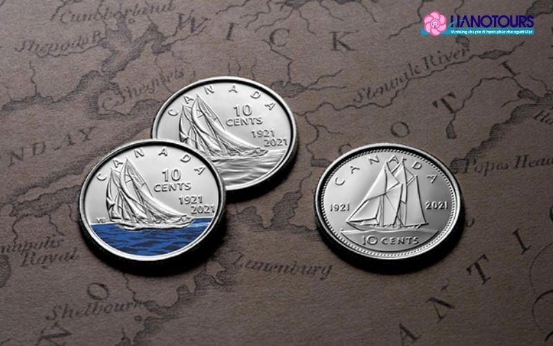Các mệnh giá tiền xu phổ biến tại Canada