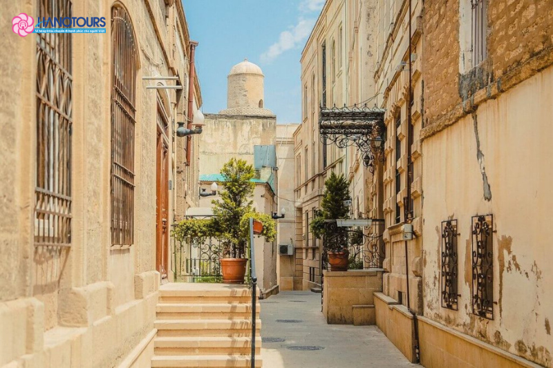 Phố cổ Baku mang đến nhiều trải nghiệm thú vị