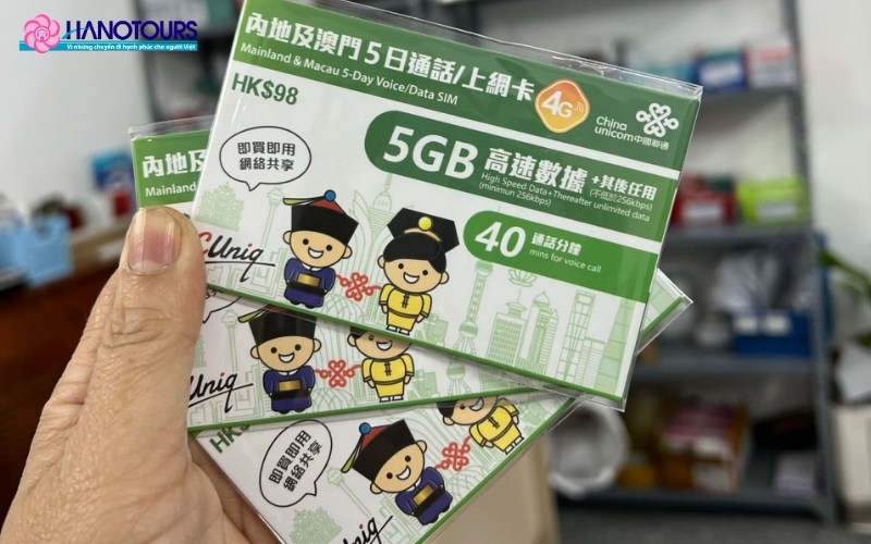 SIM du lịch Trung Quốc