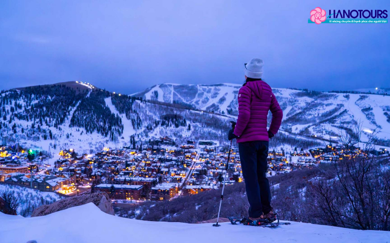 Park City, Utah vào tháng 12