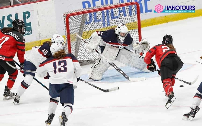 Xem và chơi khúc côn cầu trên băng