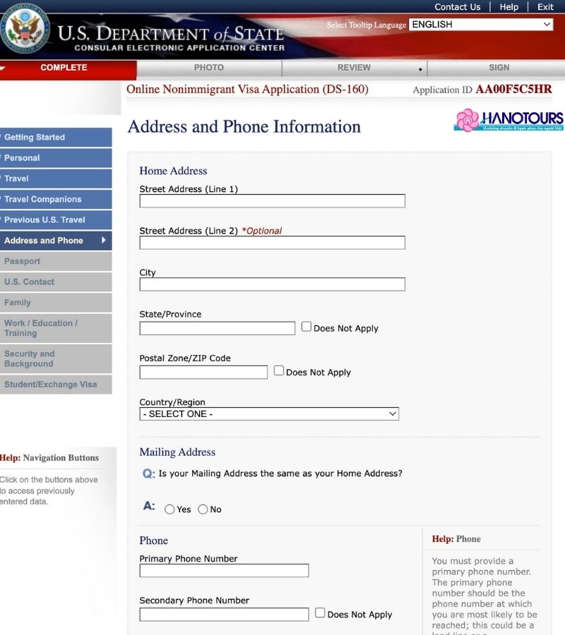 Trang Address and Phone