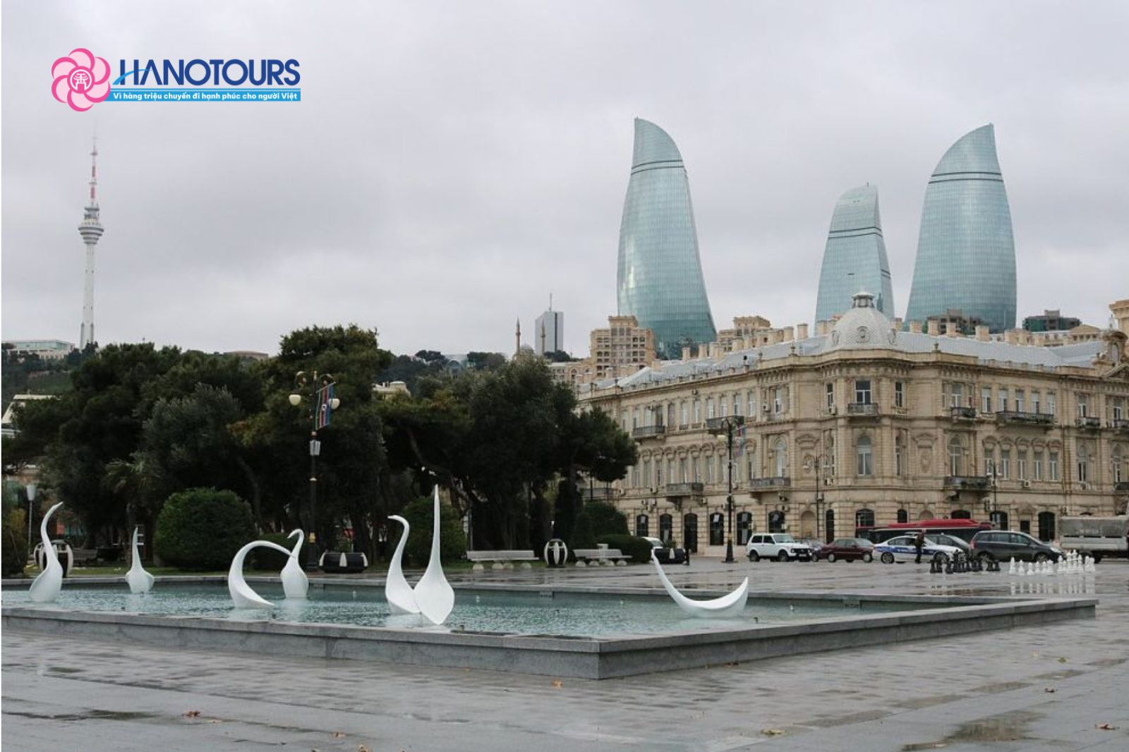 Flame Towers – ba tòa tháp mô phỏng ngọn lửa rực cháy