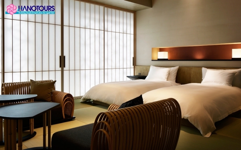 Khách sạn ở Nhật Bản có giá khoảng 1.500.000 - 3.000.000 VNĐ/đêm