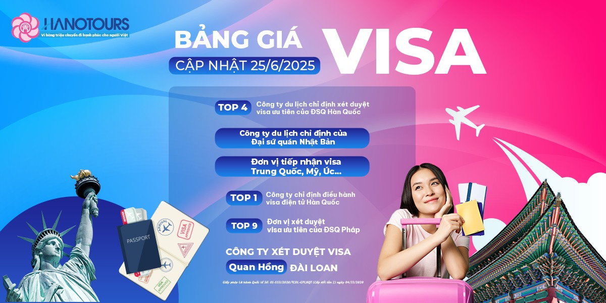 Lợi thế khi xin visa du lịch Trung Quốc tại Hanotours