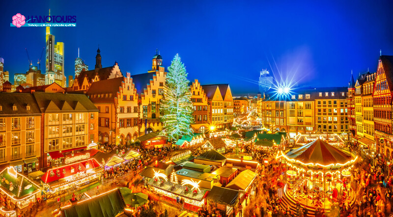 Bruges nổi tiếng với những khu chợ Giáng sinh ngập ánh sáng