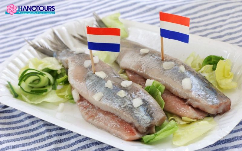 Cá Herring được xem là món ăn vặt yêu thích của xứ sở hoa Tulip