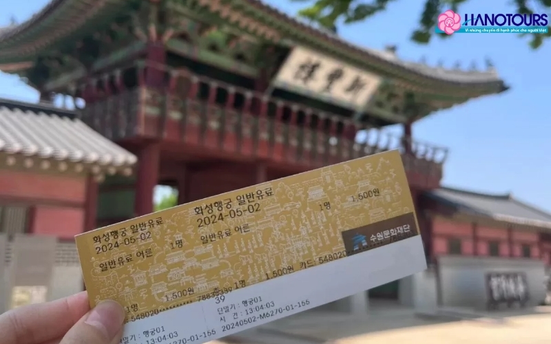 Chi phí vé tham quan khi đi Hàn Quốc