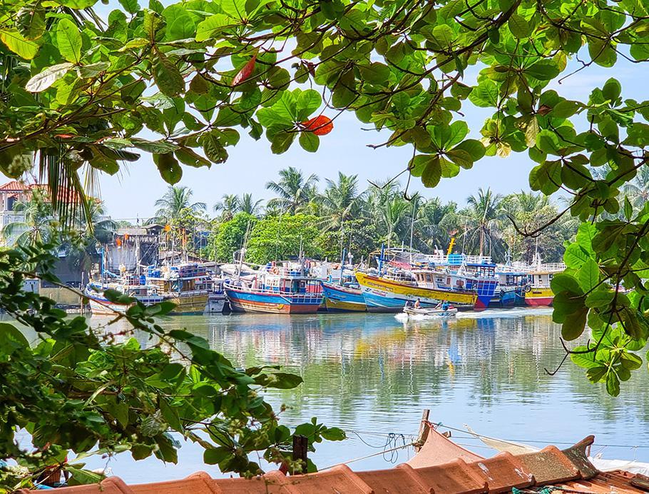 Negombo mang vẻ đẹp đặc trưng của thành phố biển Sri Lanka với bãi biển dài, đầm phá và nhịp sống làng chài ven biển